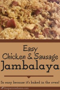 This easy jambalaya with chicken and sausage will become one of your family's favorites.