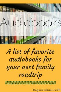 Audiobooks for your next road trip. We loved all of these!