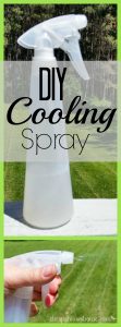When the summer sun gets hot, it's time to make this DIY Cooling Spray. Cooling and moisturizing, perfect help for sunburn!