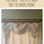 Easy no sew curtains. This may be the easiest and most inexpensive home project I've ever done!