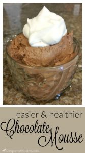 Easy, healthy chocolate mousse recipe that starts with a can of coconut cream.