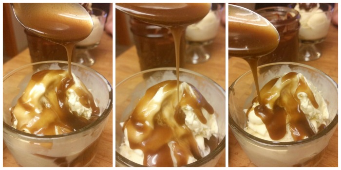 This easy caramel sauce is perfect to whip up for a spontaneous ice cream sundae.