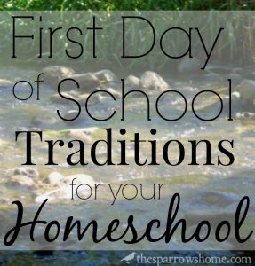 The freedom that homeschooling offers can make for some of the best first days of school ever!