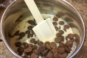 This easy hot fudge sauce comes together in just a couple of minutes.