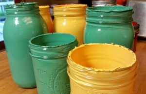 Learn from my mistakes if you make these painted Mason jars!