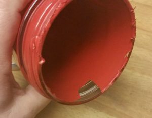 Learn from my mistakes if you make these painted Mason jars!