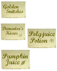 Easy to do ideas for a Harry Potter party!