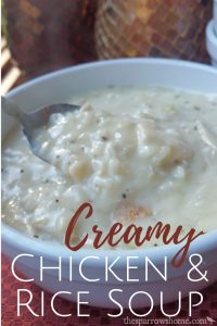This thick and creamy chicken and rice soup is easier to make than you might think.