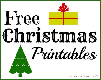 Free Christmas Printables to Brighten Your Season - The Sparrow's Home