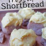 Buttery brown sugar shortbread cookies topped with mounds of creamy icing. These little gems melt in your mouth, and are so easy to make!
