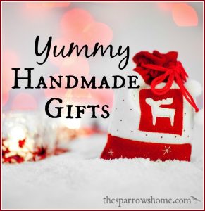 A list of tasty, easy to make handmade gifts from your kitchen. Links to every delicious recipe!