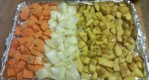 These simple roasted vegetables are an easy and impressive side dish