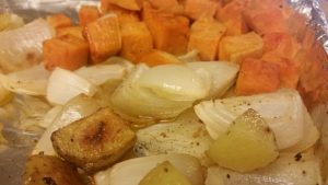 These simple roasted vegetables are an easy and impressive side dish