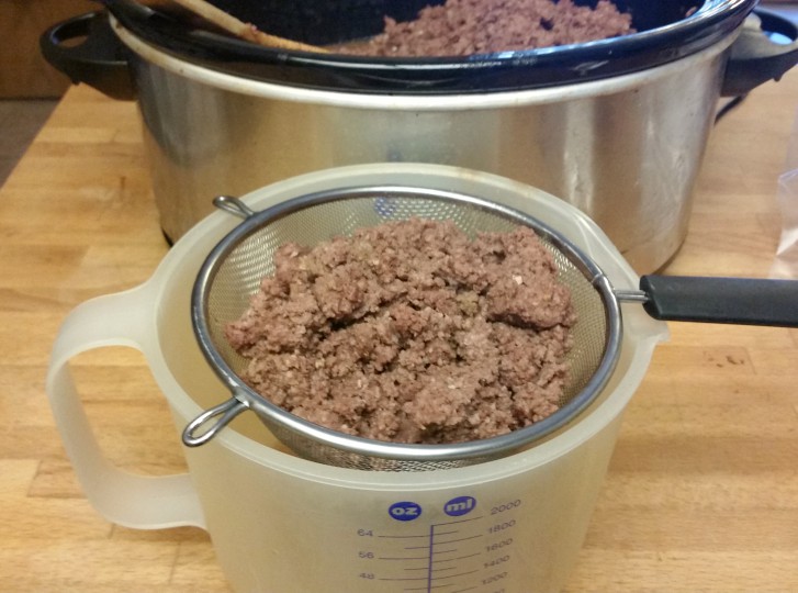 This is such an easy method for making ground beef in the crock pot!