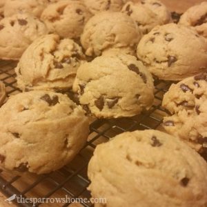 This easy recipe takes a recipe for sweetened condensed milk cookies and swaps it out for dulce de leche. The result is rich and yummy, especially when you add chocolate chips!