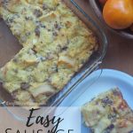 Simple sausage egg casserole is perfect for brunch (or a quick dinner). Try this recipe with bacon, ham, or veggies, too.