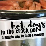 Making hot dogs in the crock pot is the easiest way I've found to feed a crowd. This is so simple you won't even believe it!