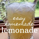 Easy homemade lemonade recipe. This is the perfect summer beverage. Perfectly sweet, tart and refreshing, and amazingly simple!