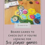 A list of board games that are just as much fun with two players as they are with a larger group. Beautiful artwork and quick to learn!