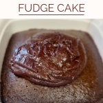 Super simple chocolate cake with fudge icing made 'magically' with no eggs. Perfect for a birthday cake or a sweet snack.